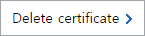 Delete certificate